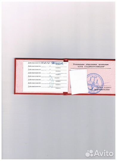 Членский билет 