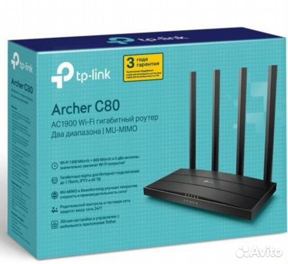Wi fi роутер tp link archer c80
