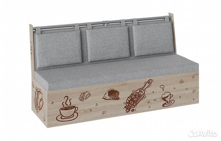 Скамья прямая / кухонный диванчик Роденго новый