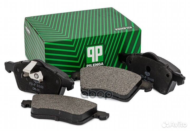 Колодки тормозные дисковые перед прав/лев F