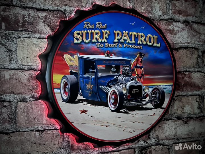 Декор на стену Surf Patrol Ford
