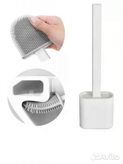Ершик для унитаза силиконовый