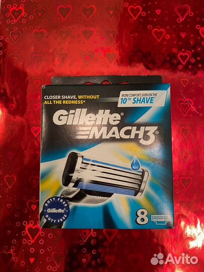 Кассеты для бритья gillette mach3