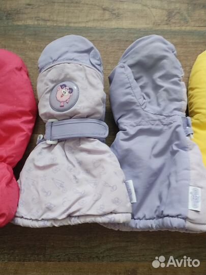 Варежки краги непромокаемые детские