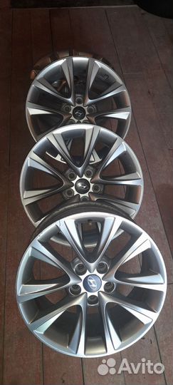 Литые диски на Hyundai sanata r 17