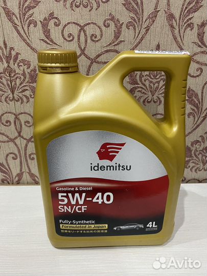 Масло моторное idemitsu 5w-40