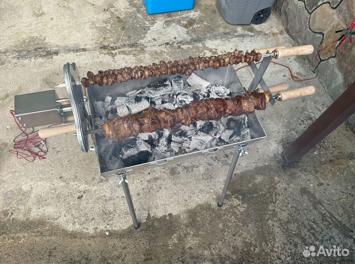 Мангал автоматический угольный