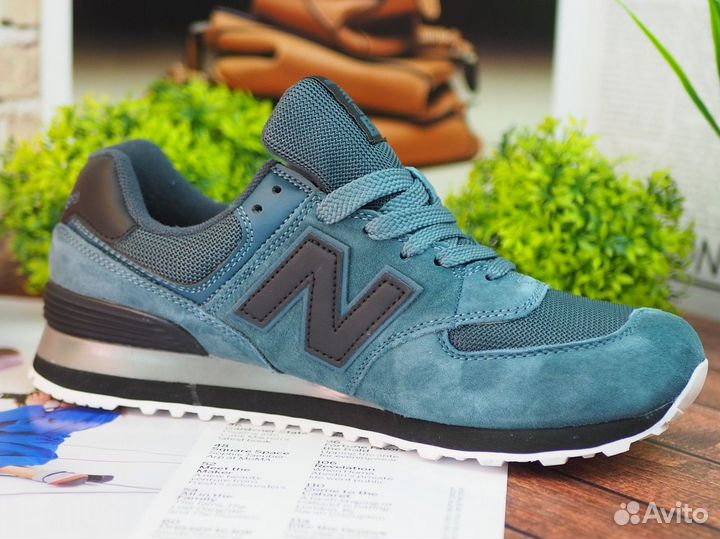 Кроссовки New Balance 574 темно синие