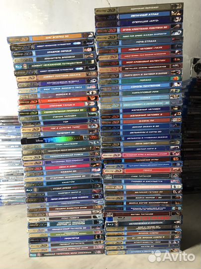 Большой выбор 3d блюрей фильмов