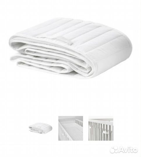 Бортики в кроватку дышащий IKEA Икеа