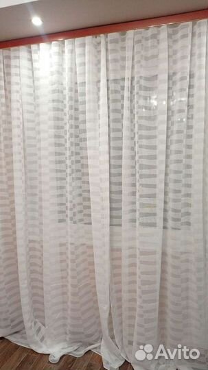 Портьера лен новая