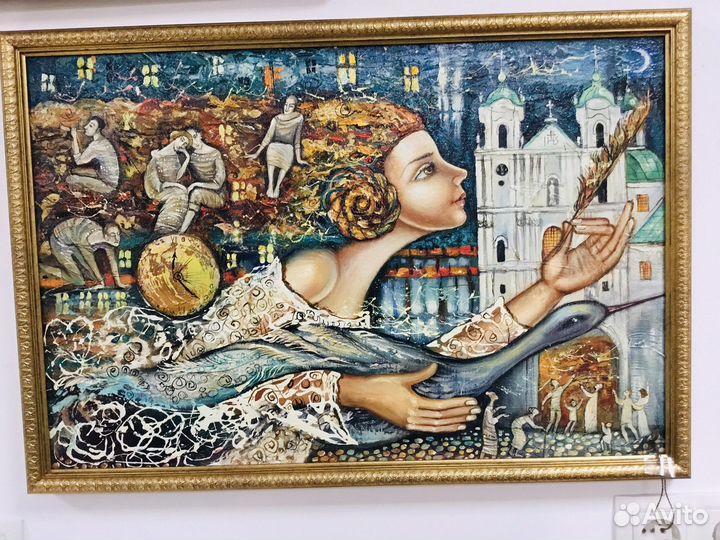 Три «глубокие» картины.Божья Мать.Феникс