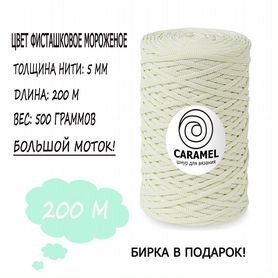 Полиэфирный шнур Caramel 200 м, фист. мороженое