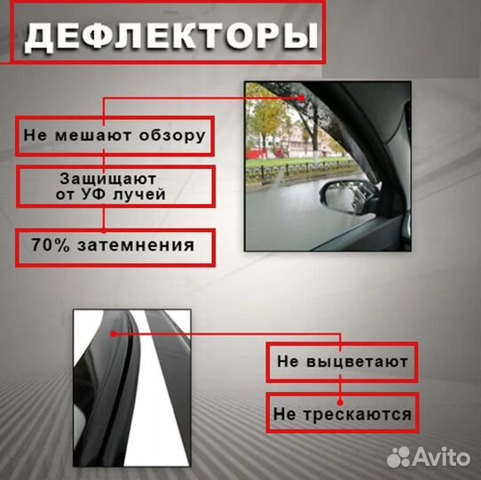 Дефлекторы окон (ветровики) Chevrolet Rezzo