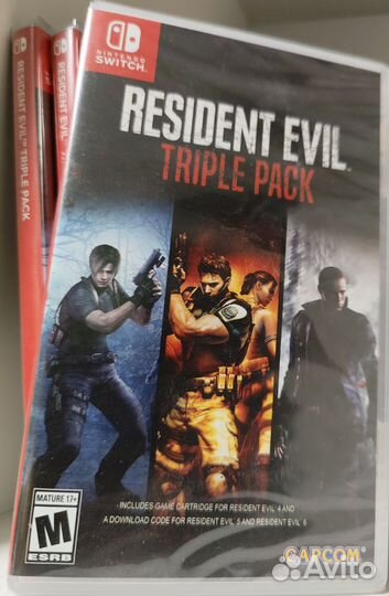 Resident Evil:Triple Pack на Nintendo Switch Новый