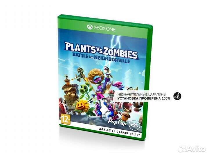 Plants vs Zombies Битва за Нейборвиль незнач.царап