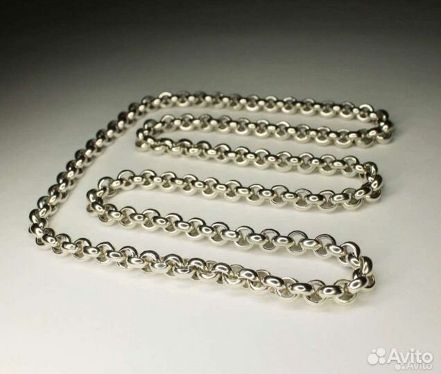 Серебряная цепь Шопард 120 грамм, 70 см, 925 проба