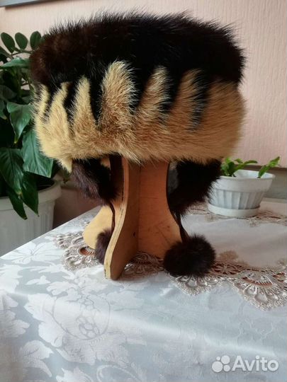 Шапка норковая женская бу