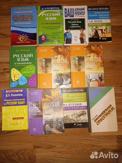Учебники русский язык и литература