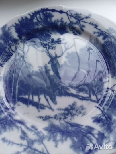 Тарелка настенная дулево