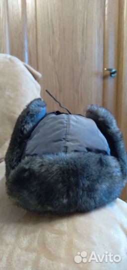 Шапка ушанка с ветрозащитной маской 58-60