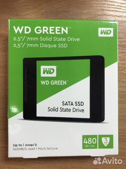 SSD накопитель WD Green 2.5