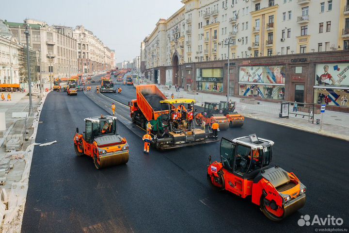 Асфальтирование дорог под ключ