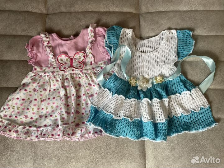 Вещи пакетом для девочки 62-74