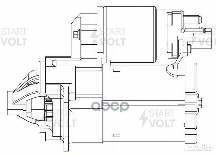 Стартер для а/м Chery Tiggo 8 Pro (22) /Exeed T