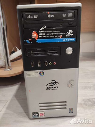 Монитор Benq, процессор Depo Ego 2008