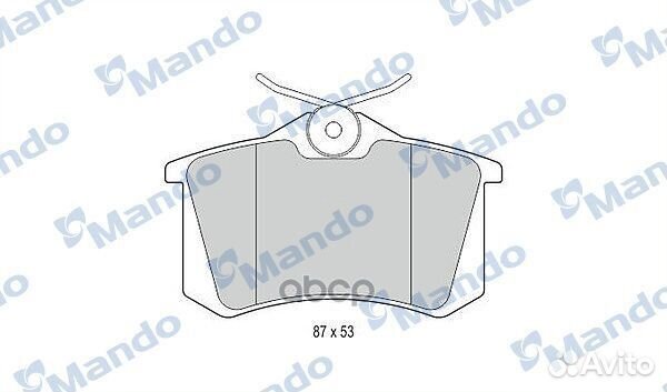 Колодки тормозные дисковые audi A2 2002 - 2005