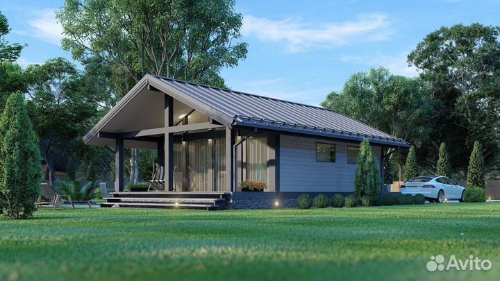 Дом каркасный на заказ под ключ