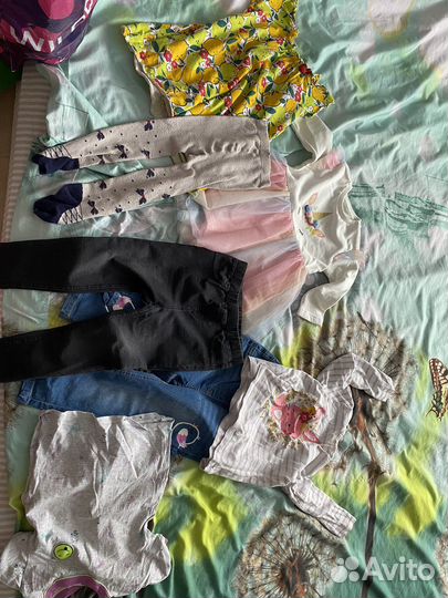 Вещи пакетом на девочку от 86 см