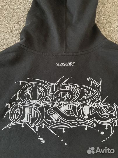 Drain Gang Bladee D9 The Fool zip-hoodie