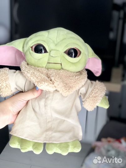 Мягкая большая игрушка йода