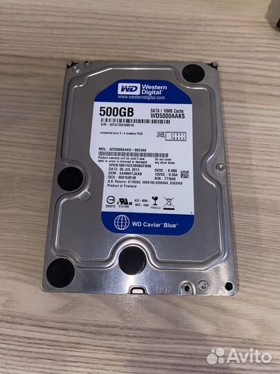 Жесткий диск WD blue 500gb