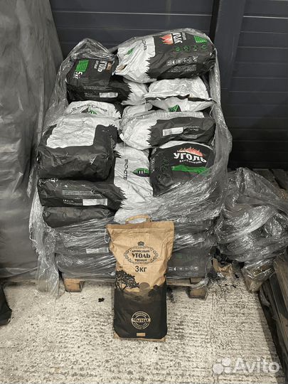 Уголь древесный 3кг оптом от производителя