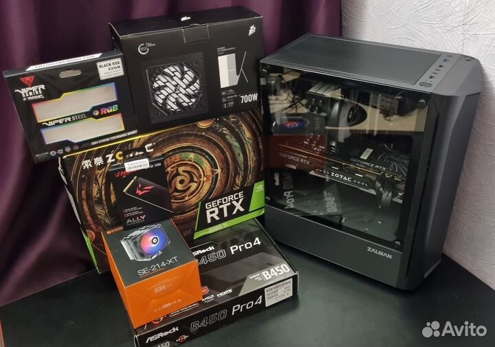 Игровой пк Ryzen 5 5600/RTX 3060Ti