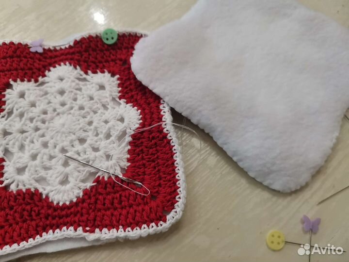 Прихватки ноыогодние ручной работы