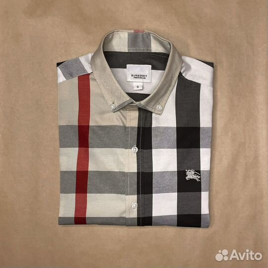 Рубашка Burberry 39 (Hugo Boss Gant Ralph Lauren)