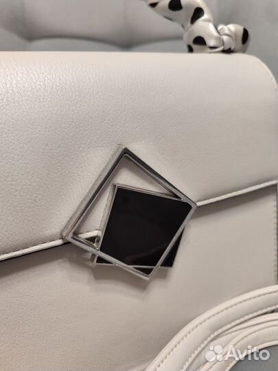 Сумка женская через плечо светло-серая