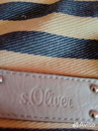 Женская летняя сумка s. Oliver как новая