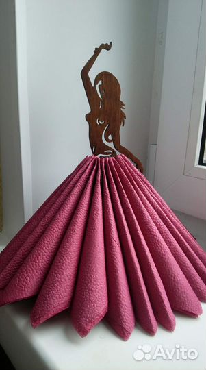 Салфетница деревянная