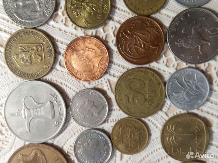Коллекция иностранных,зарубежных монет