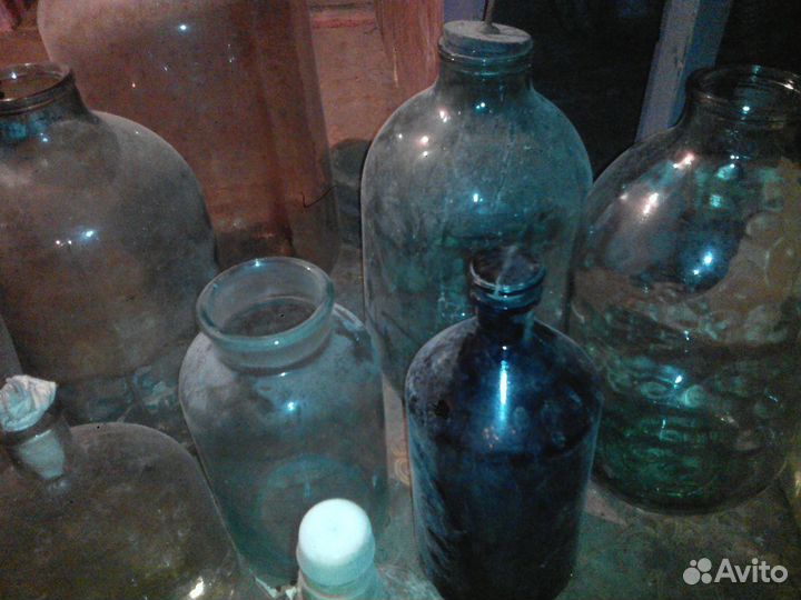 Банки бутылки бутыли штофы 0.25-50 литра