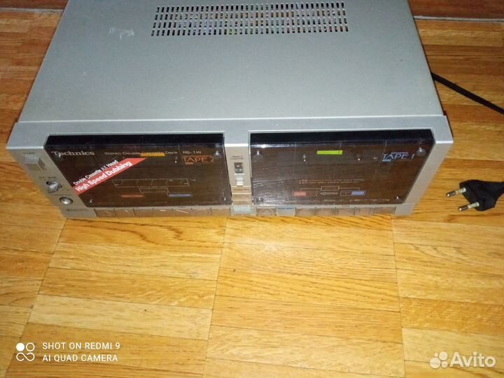 Японский ретро-магнитофон Technics полный комплект