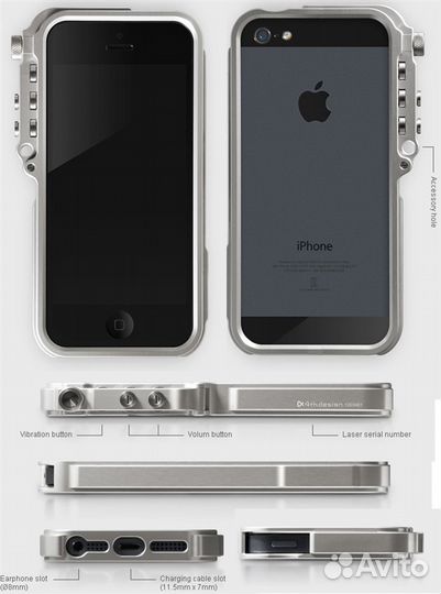 Чехол бампер для iPhone 4/4s