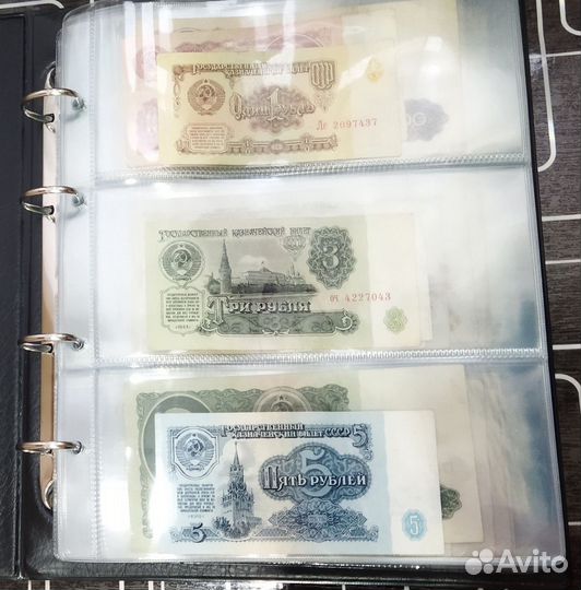 Коллекция купюр с 1963 по н/в
