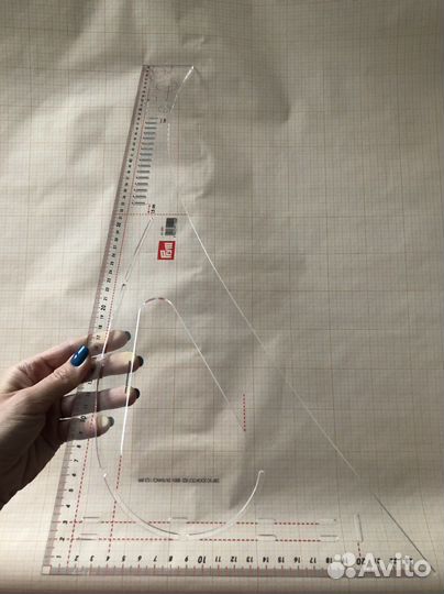 Набор Линейки портновские Лекало 3 шт