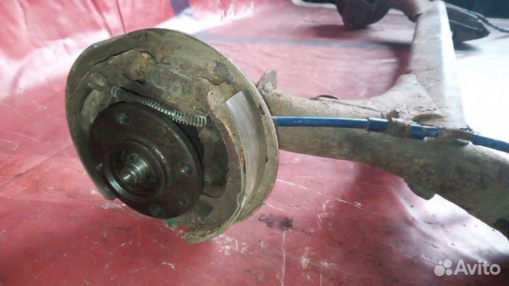 Задняя балка без барабанов ваз 2112